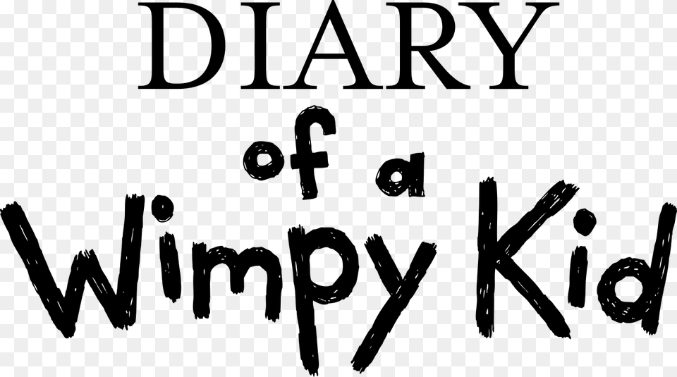 Diary Of A Wimpy Kid Logo, Gray Free Transparent Png