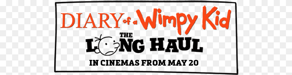Diary Of A Wimpy Kid The Long Haul Movie Poster, Text, Blackboard Png