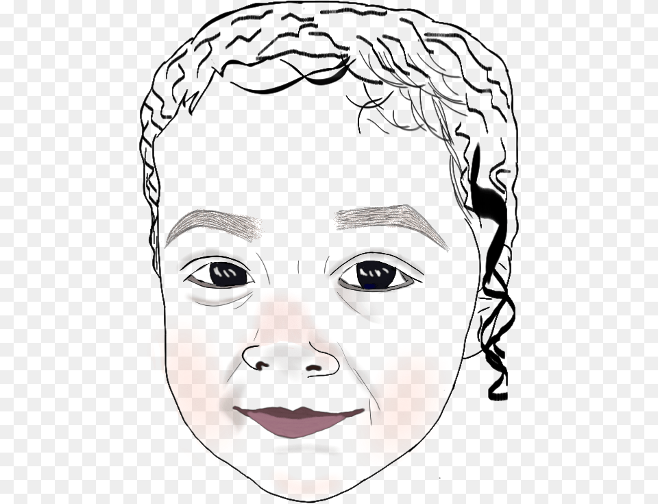 Dibujo Caricatura Cartoon Michel Children Sketch, Face, Head, Person, Photography Free Transparent Png