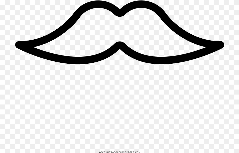 Dibujo De Bigote Para Colorear Clipart Bigote Para Colorear, Gray Free Transparent Png