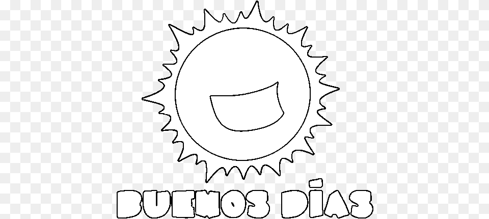 Dibujo De Buenos Das Para Colorear Para Dibujos De Los Buenos, Logo, Person Free Transparent Png