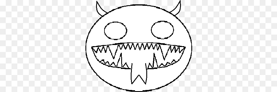 Dibujo De Cara De Demonio Para Colorear Cartoon Png Image