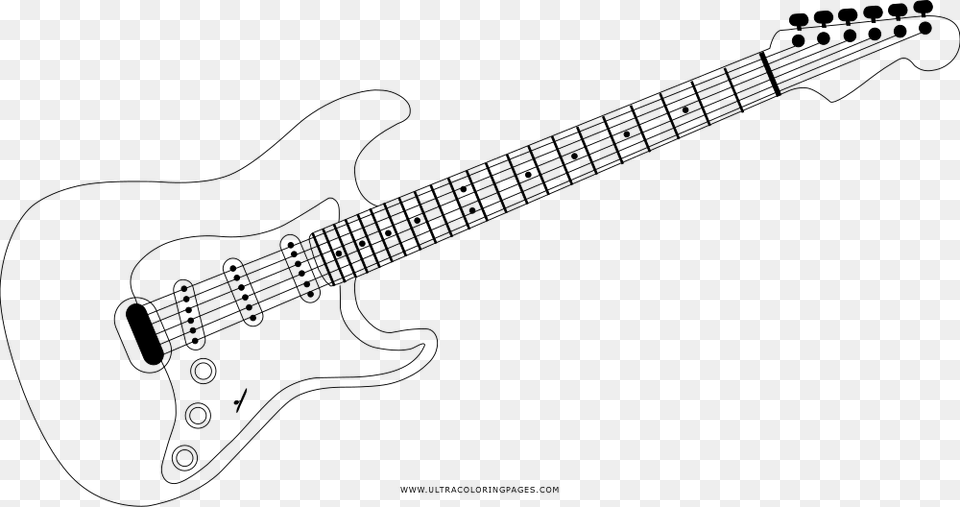 Dibujo De Guitarra Elctrica Para Colorear Dibujo De Guitarra Electrica Para Colorear, Gray Free Transparent Png