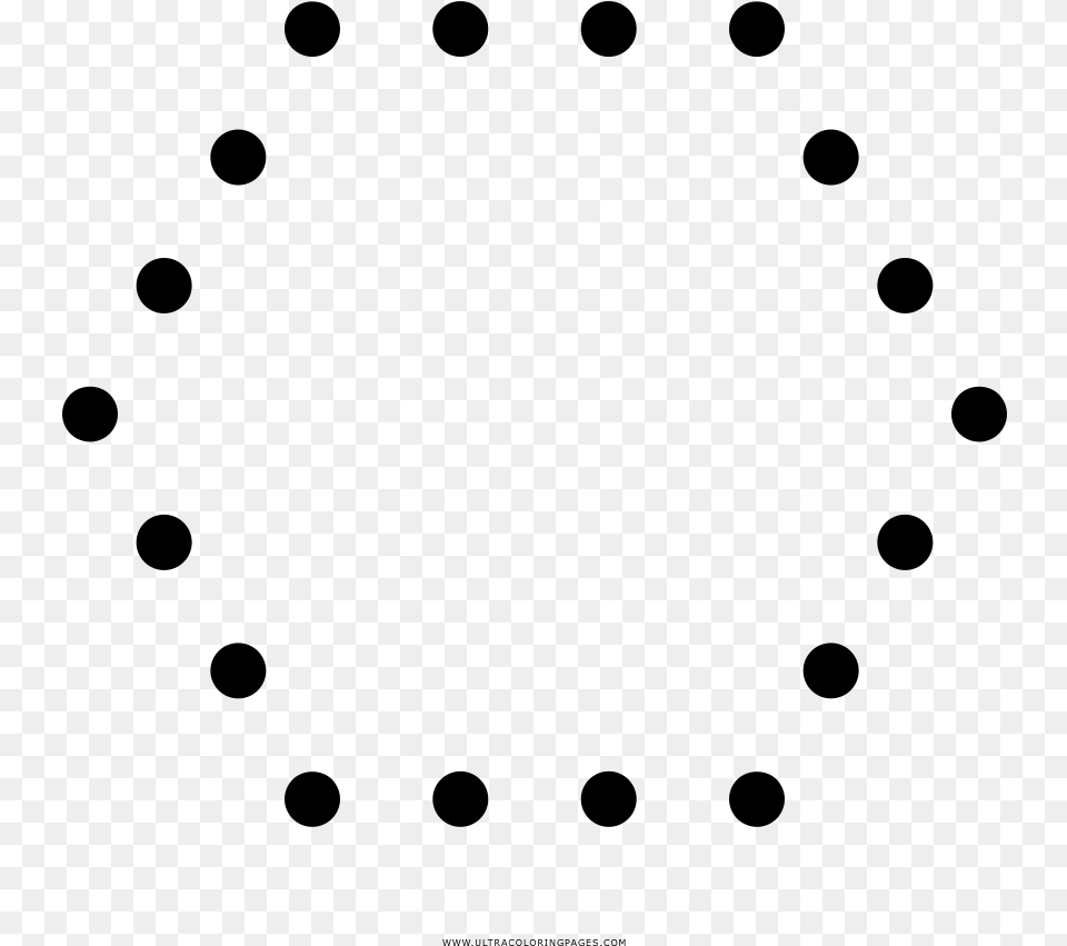 Dibujo De Hexgono Para Colorear Circle, Gray Free Png