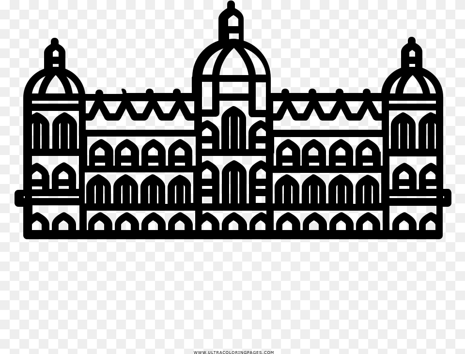 Dibujo De Hotel Taj Mahal Palace Para Colorear The Taj Mahal Palace, Gray Free Png
