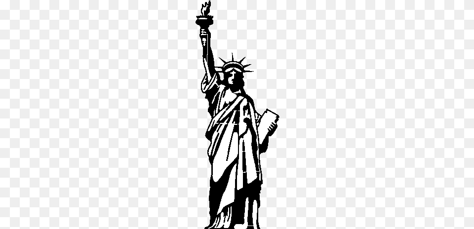 Dibujo De La Estatua De La Libertad Para Colorear Estatua Da Liberdade Stencil, Adult, Female, Person, Woman Free Png