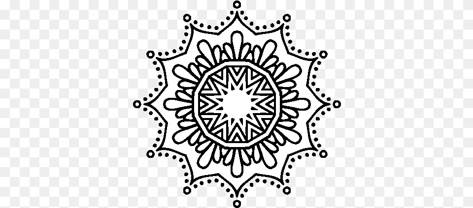Dibujo De Mandala Flor De Nieve Para Colorear Mandala De Nieve, Pattern, Person Free Png