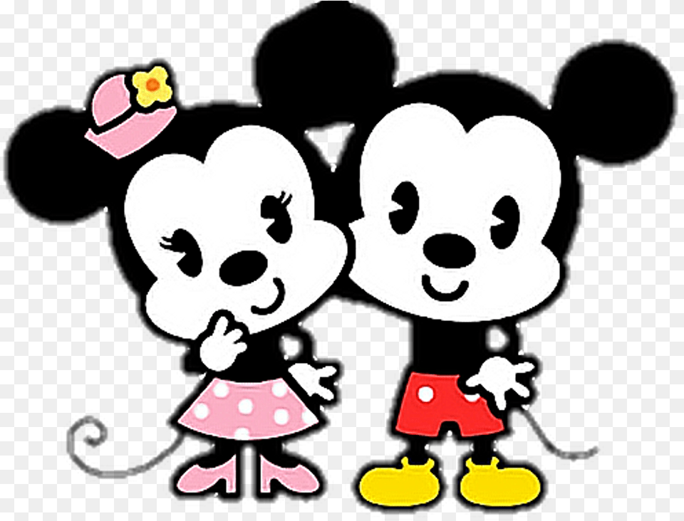 Dibujo De Mickey Mouse Kawaii Mickey Y Minnie Love, Baby, Person Png Image