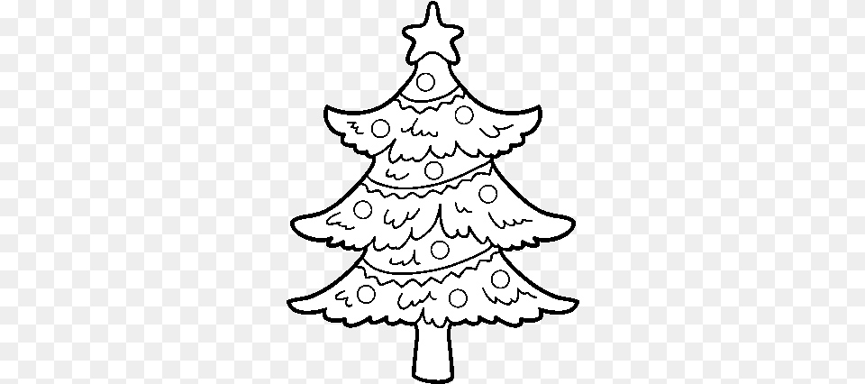 Dibujo De Rbol De Navidad Decorado Para Colorear Christmas Tree, Adult, Wedding, Person, Female Free Transparent Png