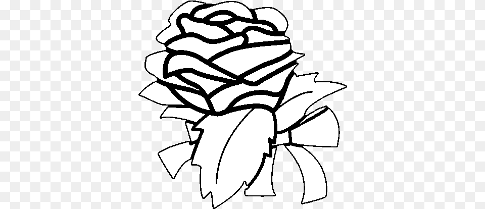 Dibujo De Rosa Flor Para Colorear Desenho De Flor Rosa, Stencil, Baby, Leaf, Person Png