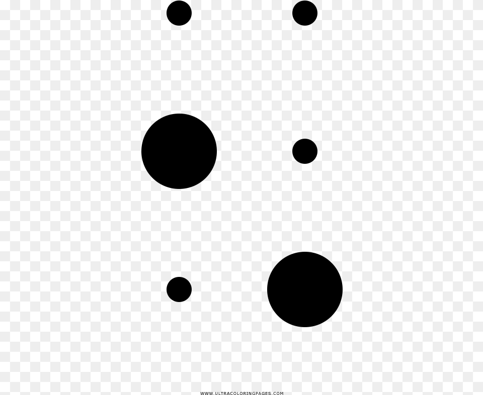Dibujo De Signo De Interrogacin Braille Para Colorear Circle, Gray Free Png Download