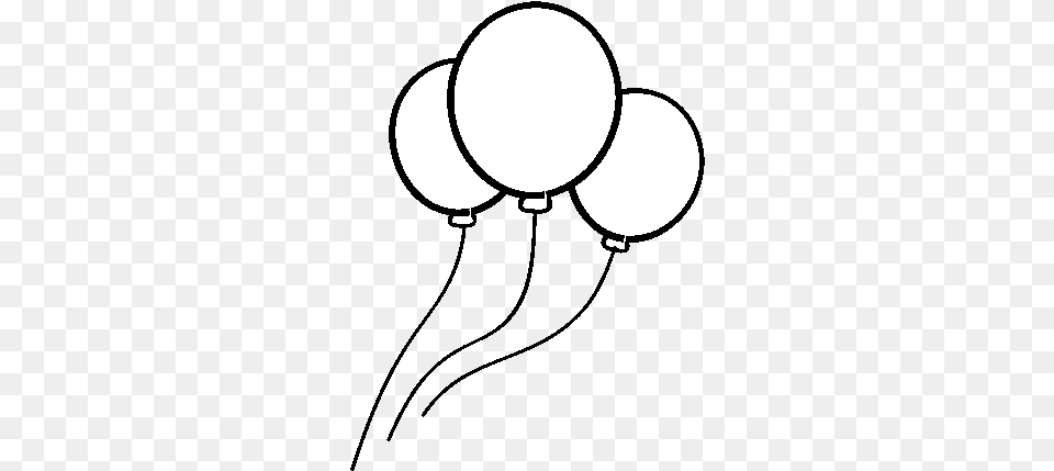 Dibujo De Tres Globos Para Colorear Globos Para Pintar, Balloon, Sphere Free Transparent Png