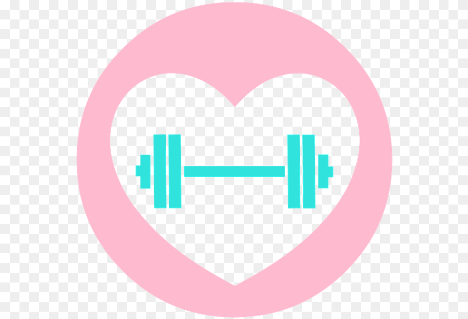 Dibujo De Una Pesa Con Fondo Rosa Fitness, Disk, Logo Png