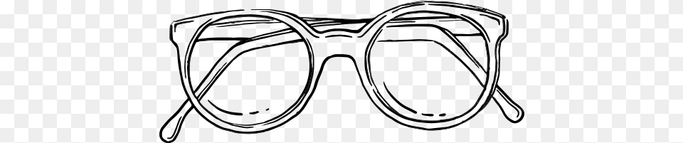 Dibujo De Unas Gafas, Gray Png Image