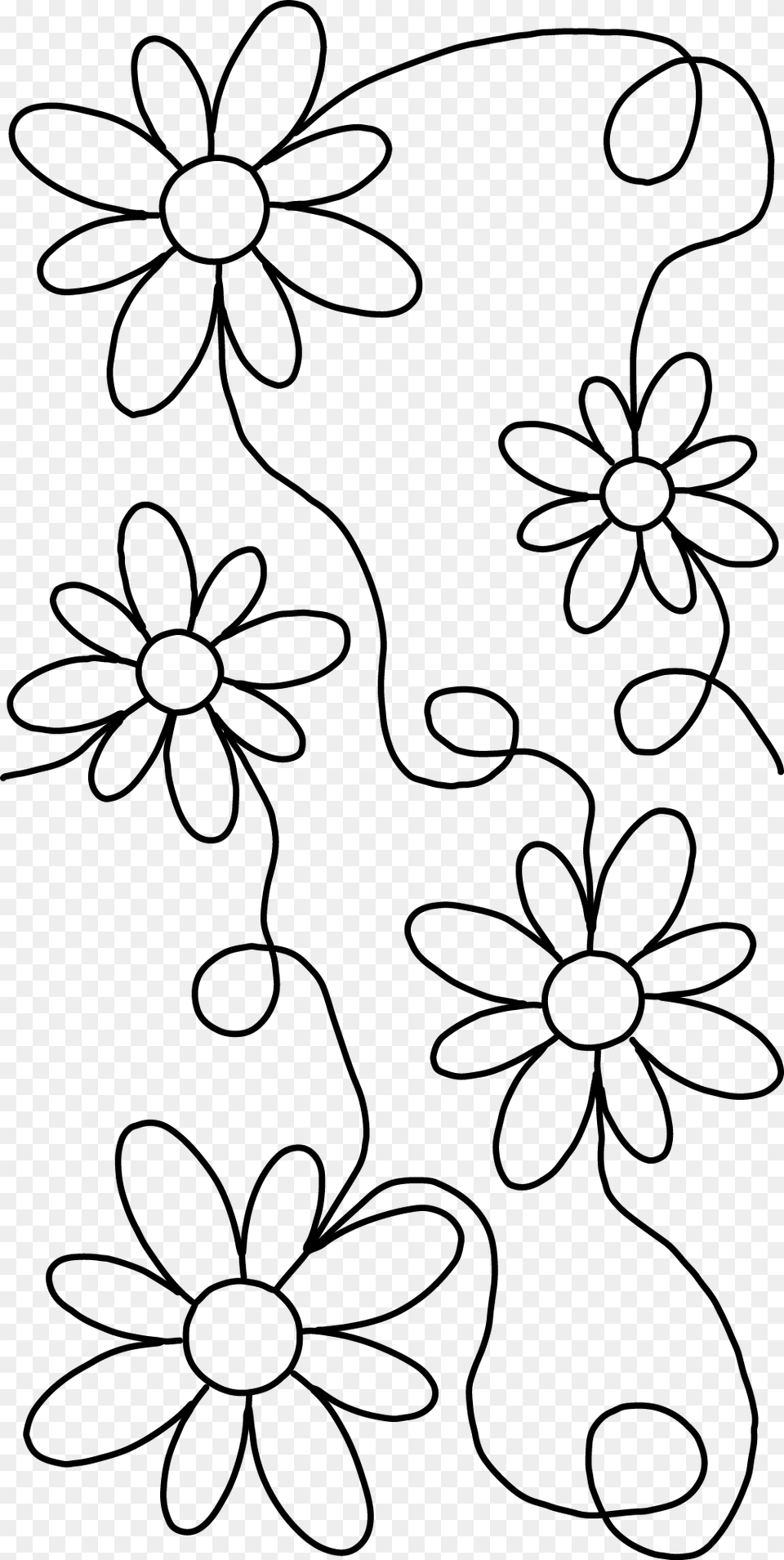 Dibujo Flores Embroidery Machine Edge To Edge Quilting Designs, Gray Free Png Download
