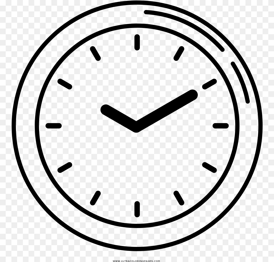 Dibujo Reloj, Gray Free Png