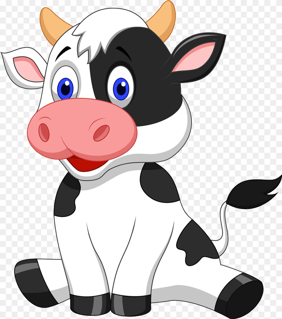 Dibujo Vaca Cow Farm Animals Cartoon, Animal, Cattle, Livestock, Mammal Free Transparent Png