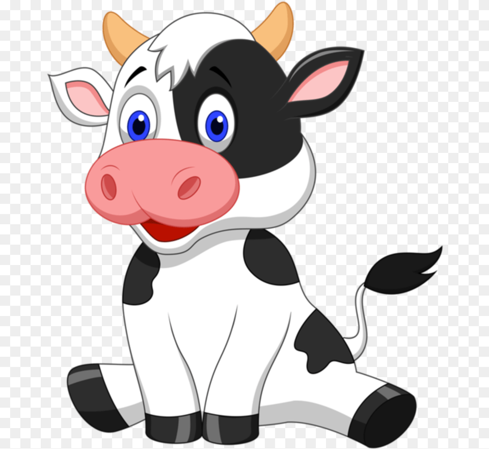 Dibujos Animados De Vacas Baby Cow Clipart, Animal, Cattle, Livestock, Mammal Png