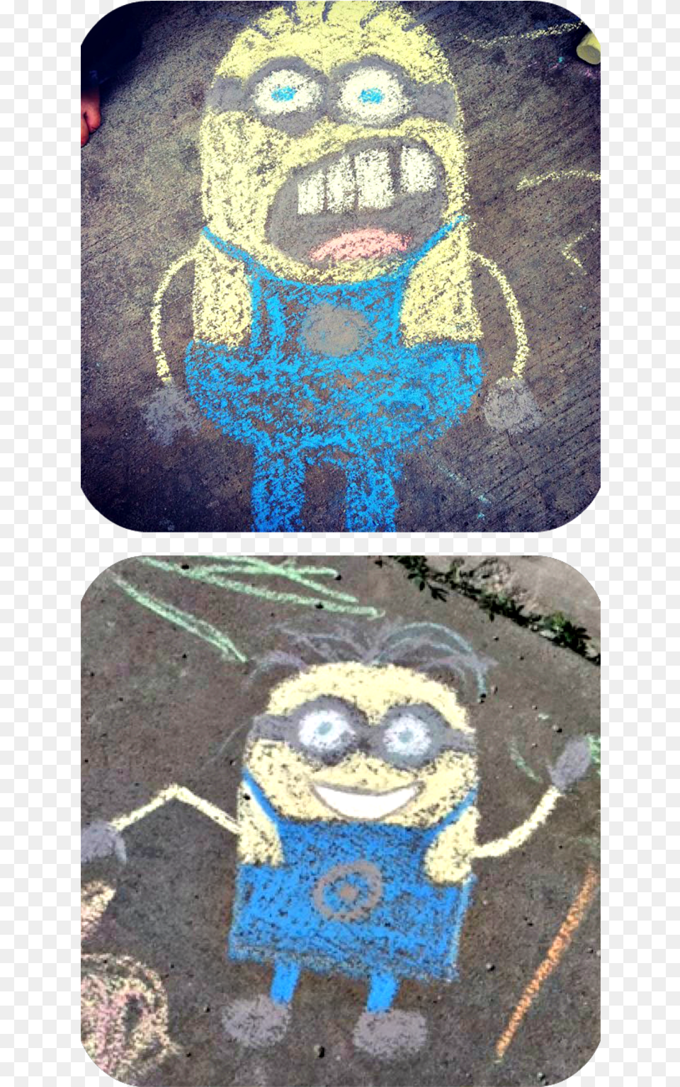 Dibujos Con Tiza Minions, Art, Collage, Road, Path Png Image