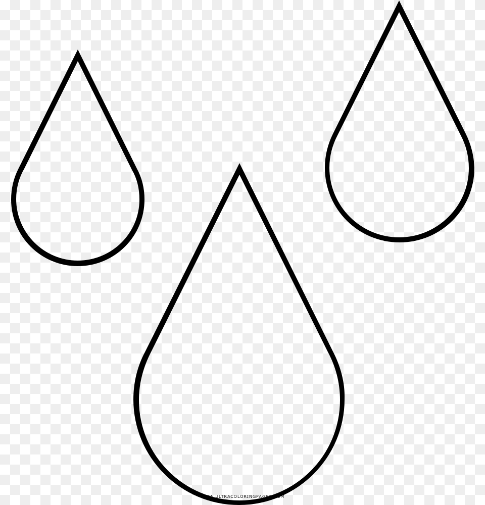 Dibujos De Gotas De Agua Para Colorear Line Art Png Image