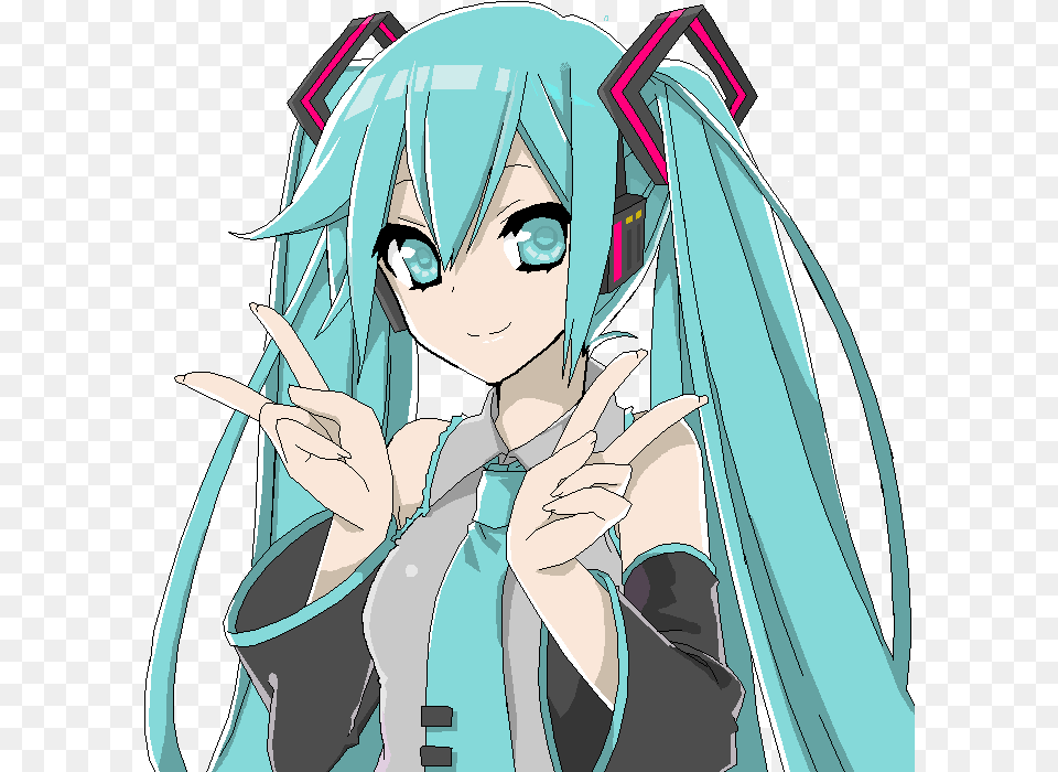 Dibujos De Hatsune Miku, Book, Comics, Publication, Person Free Png Download