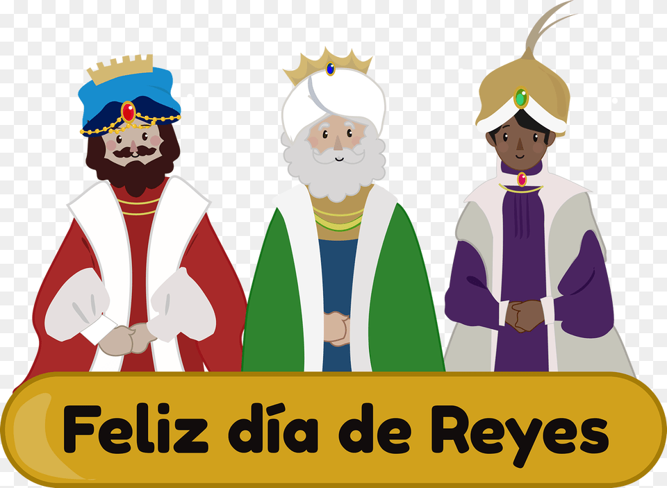 Dibujos De Los Reyes Magos Kawaii, Person, People, Ice Cream, Cream Free Transparent Png