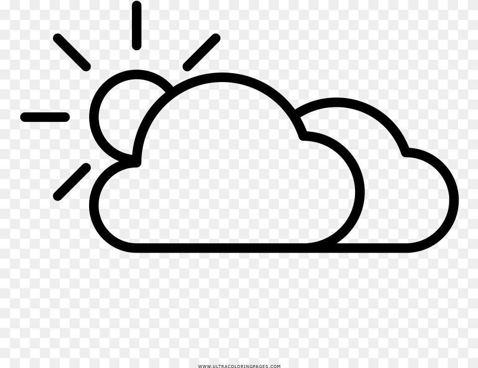 Dibujos De Nubes Dobles, Gray Png