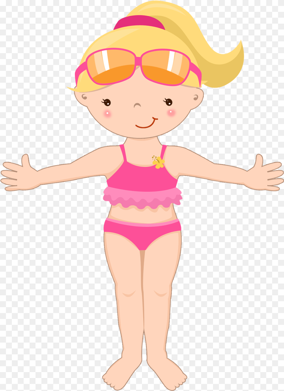 Dibujos Digi Stamps Girl Summer Beach Party Girl In Swimsuit Clipart, Baby, Person, Face, Head Png