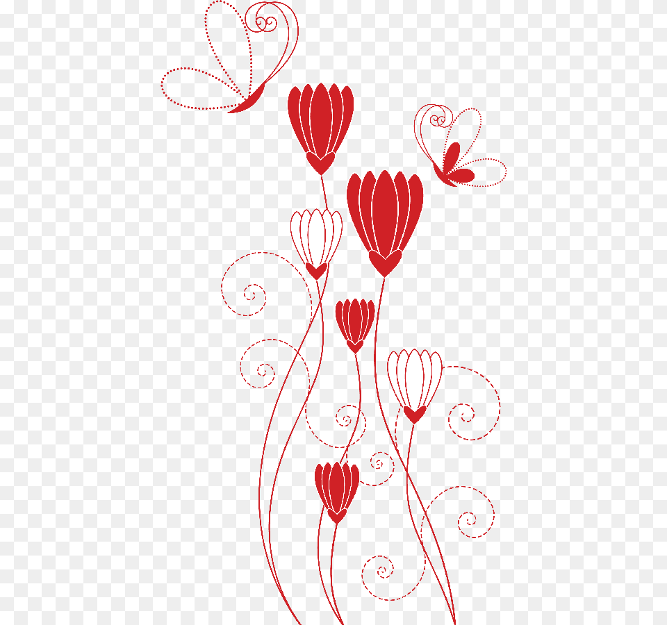 Dibujos Flores Rojas, Art, Graphics Png