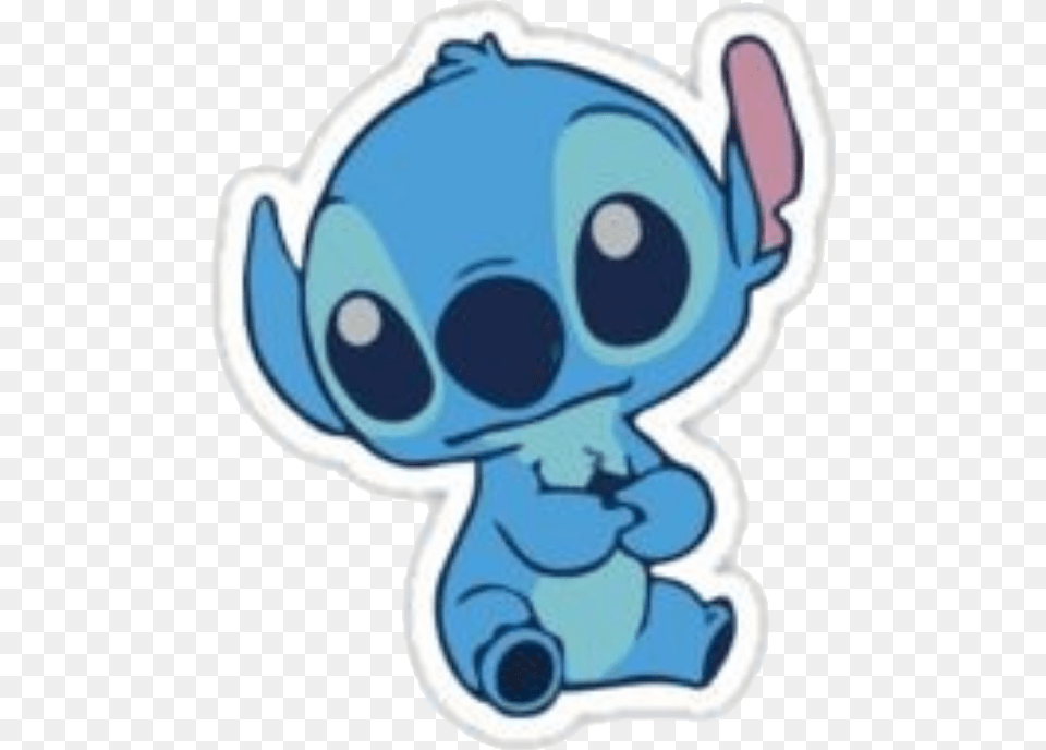 Dibujos Kawaii De Stich, Sticker Free Png