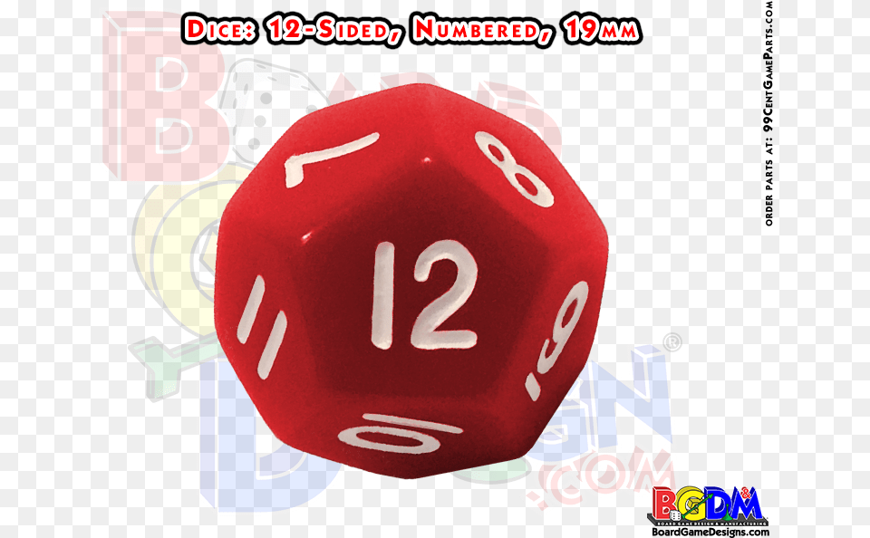 Dice 12 Sided Numbered 19mm D12 Spinner Arrow, Game Png Image