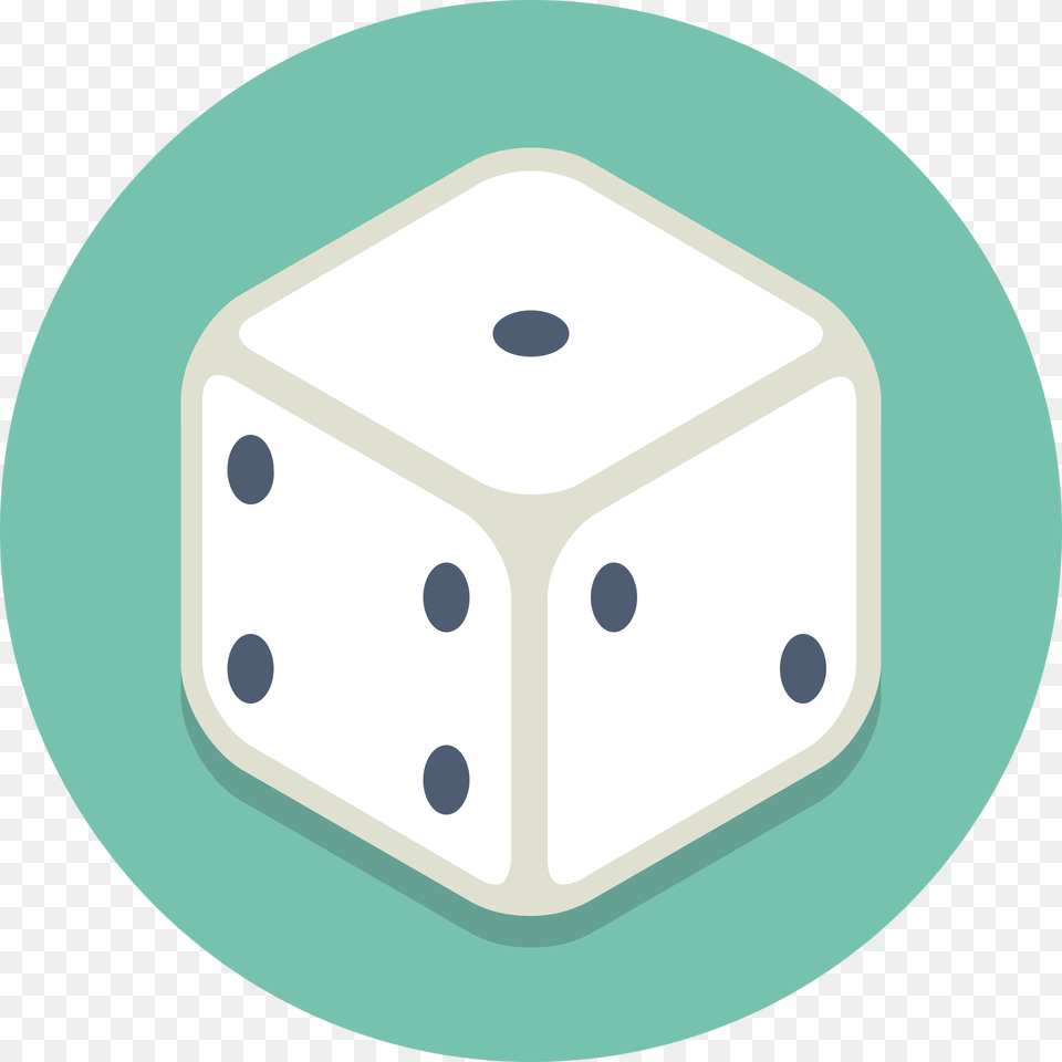 Dice Circle Dice Board Game Icon, Disk Free Png