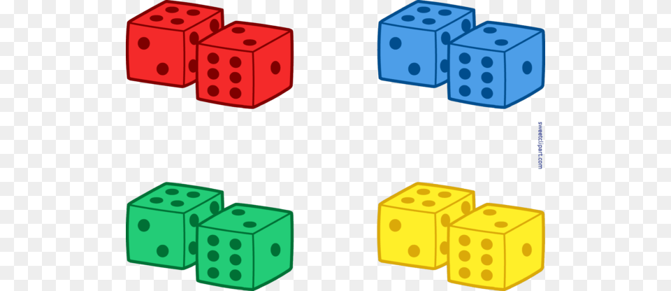Dice Clipart Four Cartoon Dice Clipart, Game Png