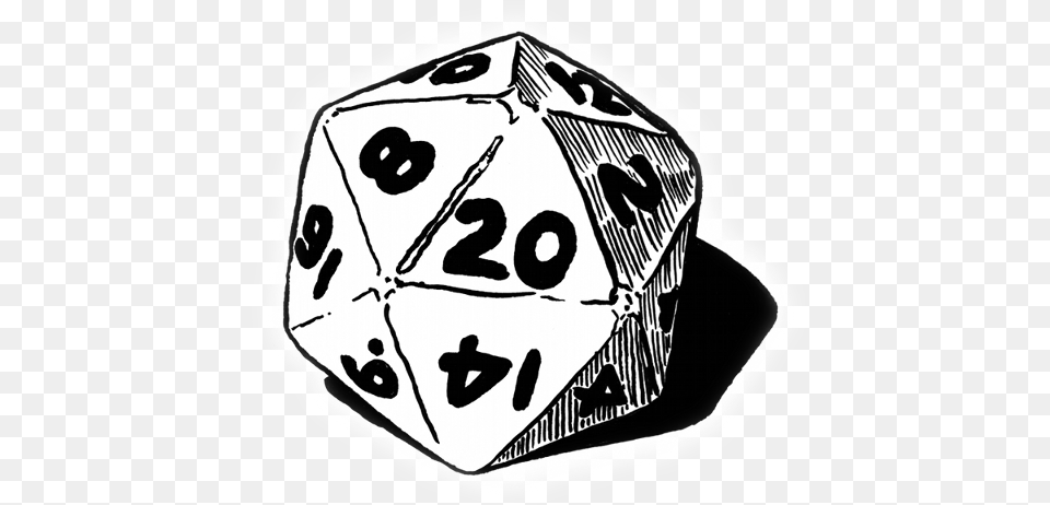 Dice D20 Dungeons System Dragons Black D20 Dice Icon, Game, Person, Adult, Male Png