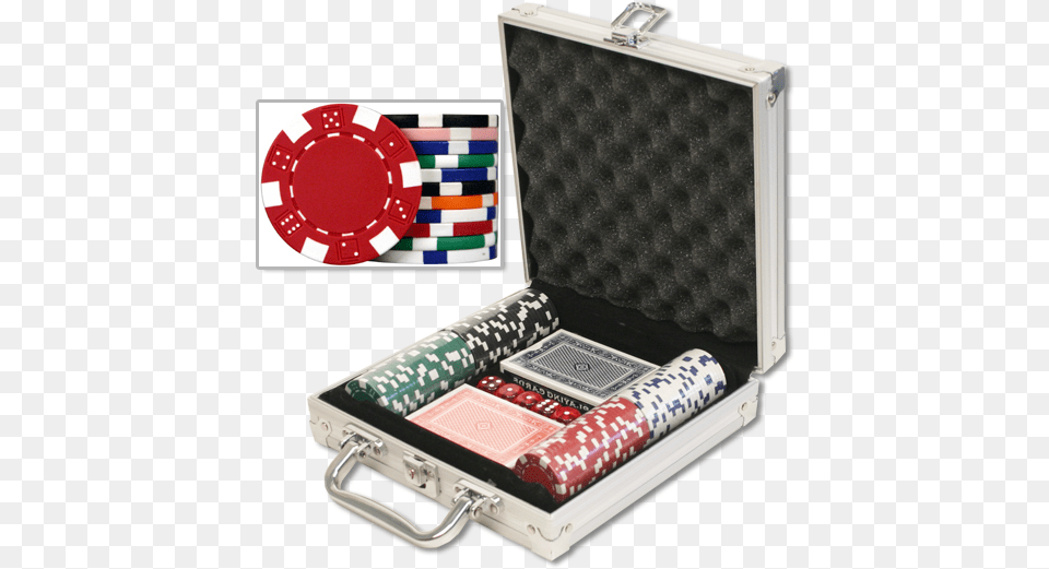 Dice Poker Chip Set With 100 Chips Poker Set Wood, Bag, Dynamite, Weapon Png