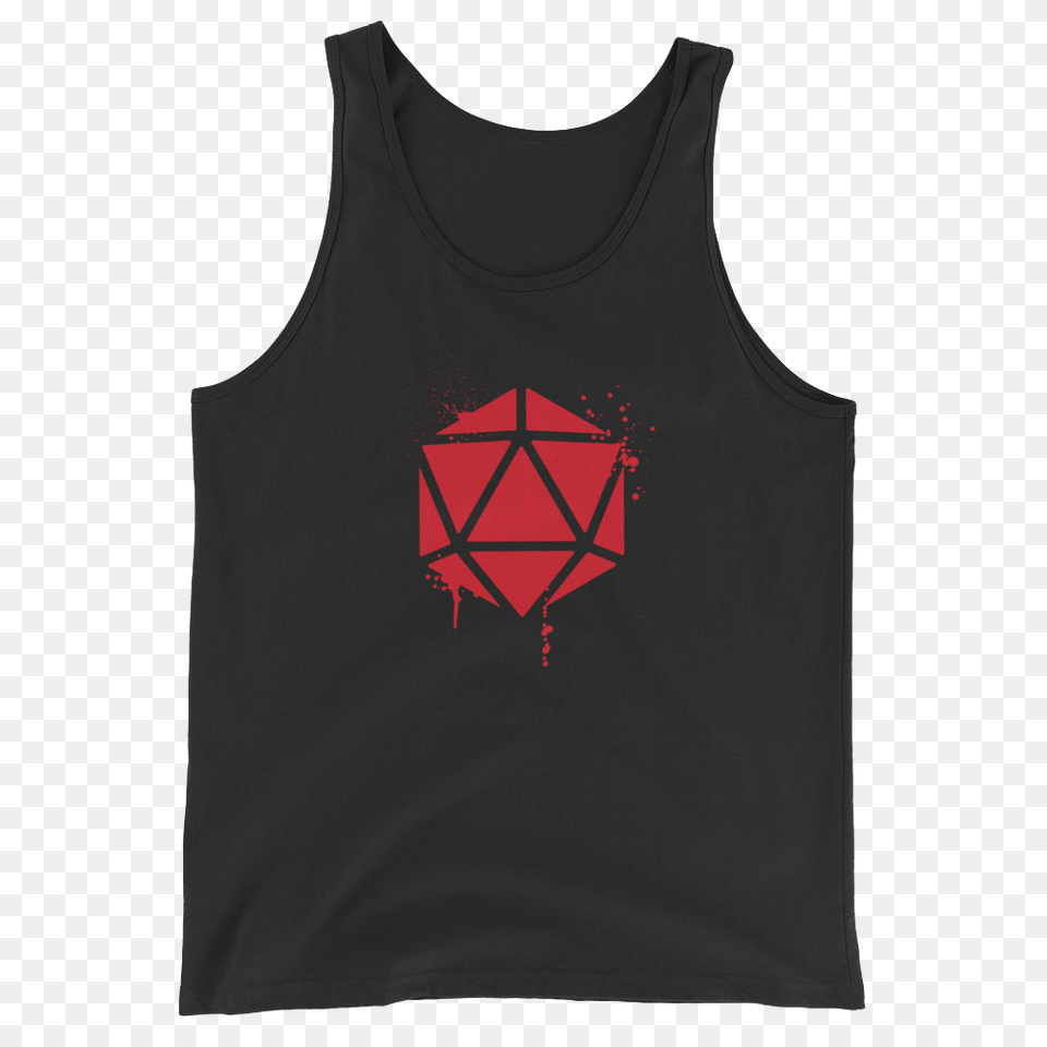 Dice Spray Paint Unisex Rpg Tank Top Dungeon Armory, Clothing, Tank Top, Blouse Free Png