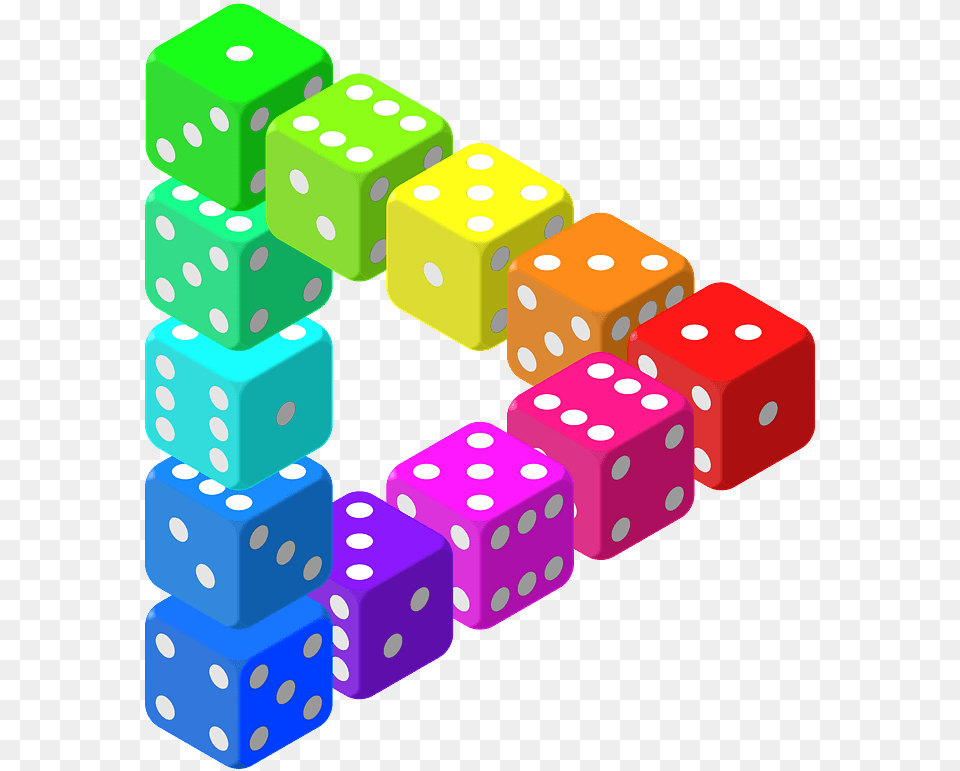 Dice Triangle Clipart Impossible Dice Triangle, Game, Bulldozer, Machine Free Png