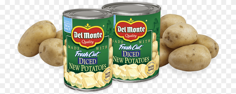 Diced New Potatoes Can Of Diced Potatoes, Food, Plant, Potato, Produce Free Png