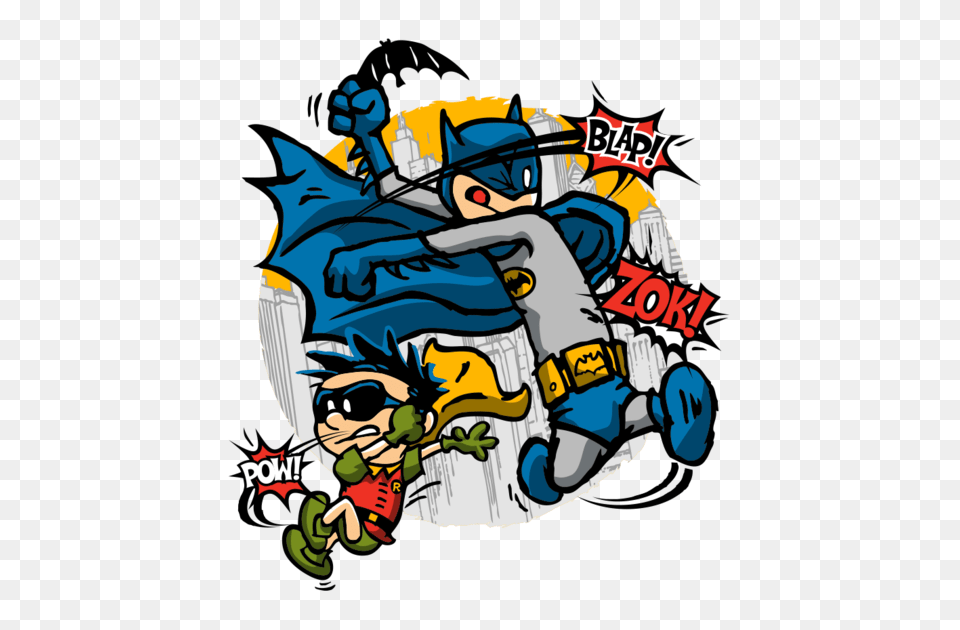 Dick And Bruce Calvin And Hobbes Batman Calvin And The Hobbes, Book, Comics, Publication, Baby Png Image