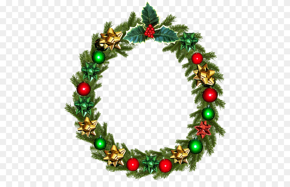 Dick Christmas Decoration, Wreath Png