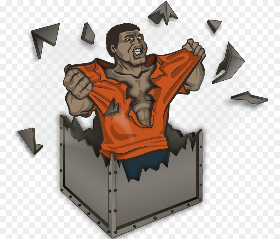 Dick In A Box Guy Stuck In A Box, Clothing, T-shirt, Person, Face Png