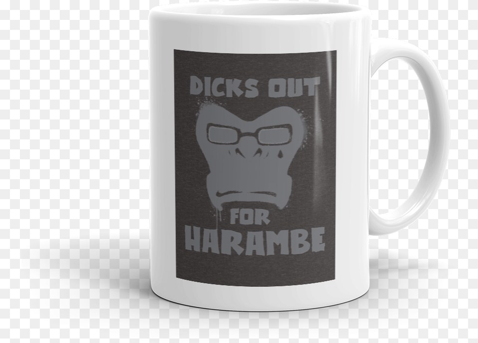 Dicks Out For Harambe From Overwatch Coffee Cup, Face, Head, Person, Beverage Png Image