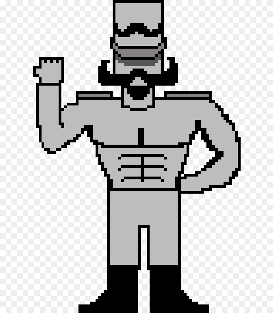 Dictator Pixel Art, Stencil, Cross, Symbol Free Png Download