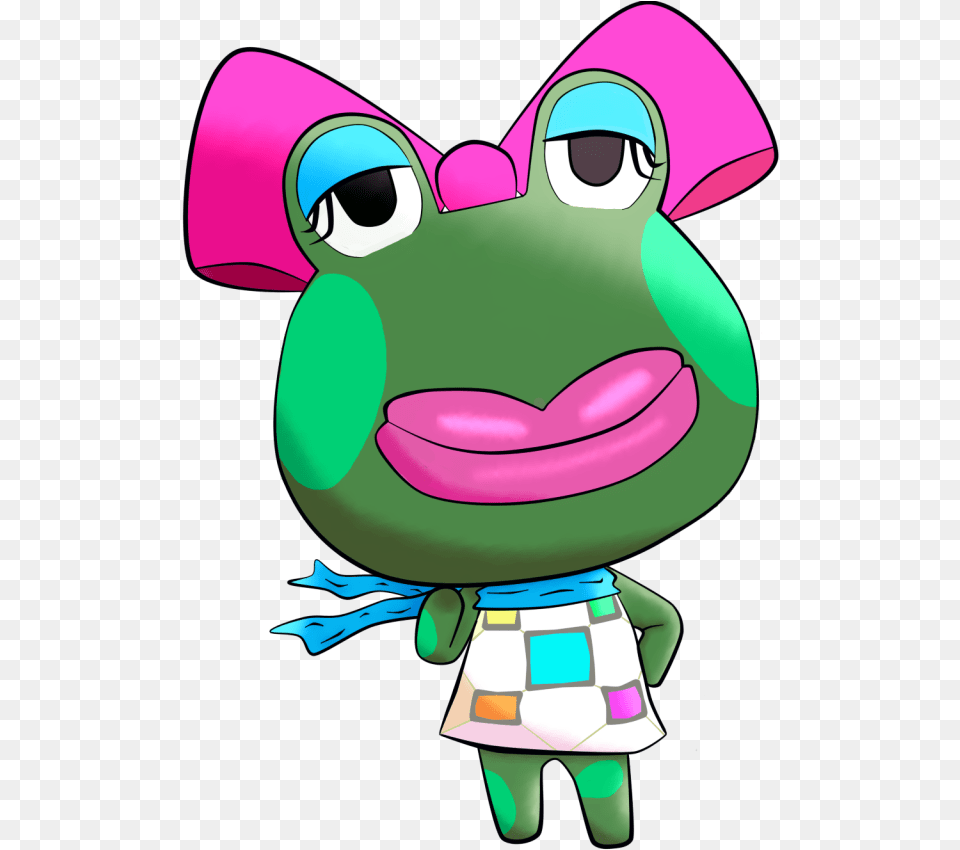 Did Some Art Of My Favorite Villager From Animal Crossing Cartoon, Purple, Baby, Person Png Image