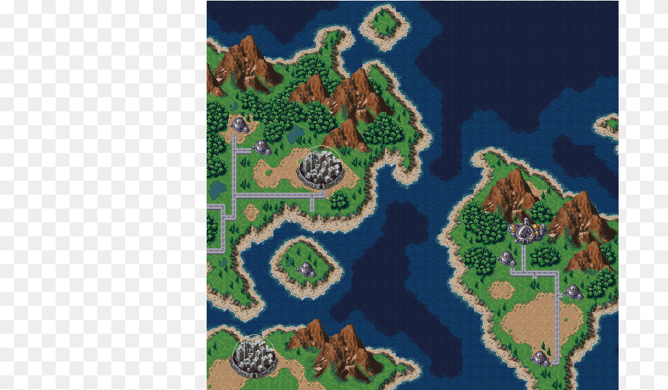 Did Squaresoft Ever Design A Full Map For 1999 Ad Chrono Trigger 1999 Ad Hack, Land, Nature, Outdoors, Sea Png
