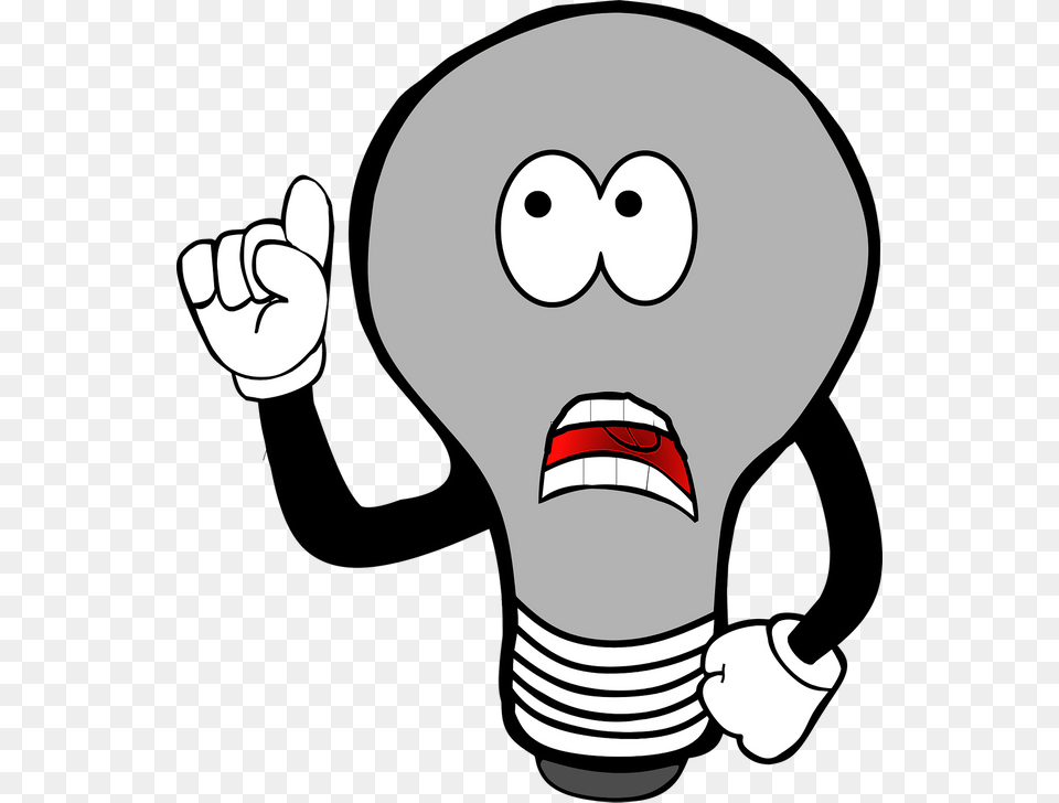 Did You Know Cartoon, Light, Lightbulb, Animal, Bear Png Image