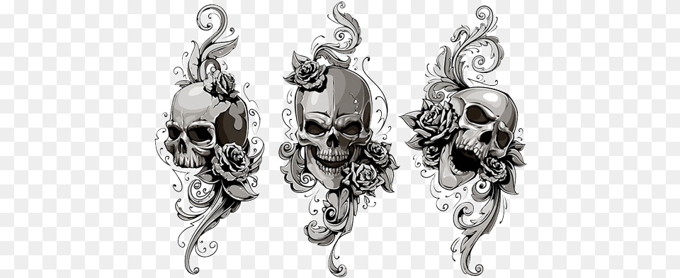 Did You Know Skull Tattoo Graphics, Art, Emblem, Symbol Free Transparent Png