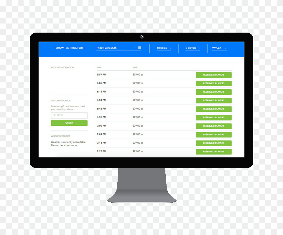 Did You Know You Can Book Your Tee Time Online At No Credit Sesame, Computer Hardware, Electronics, Hardware, Monitor Free Png