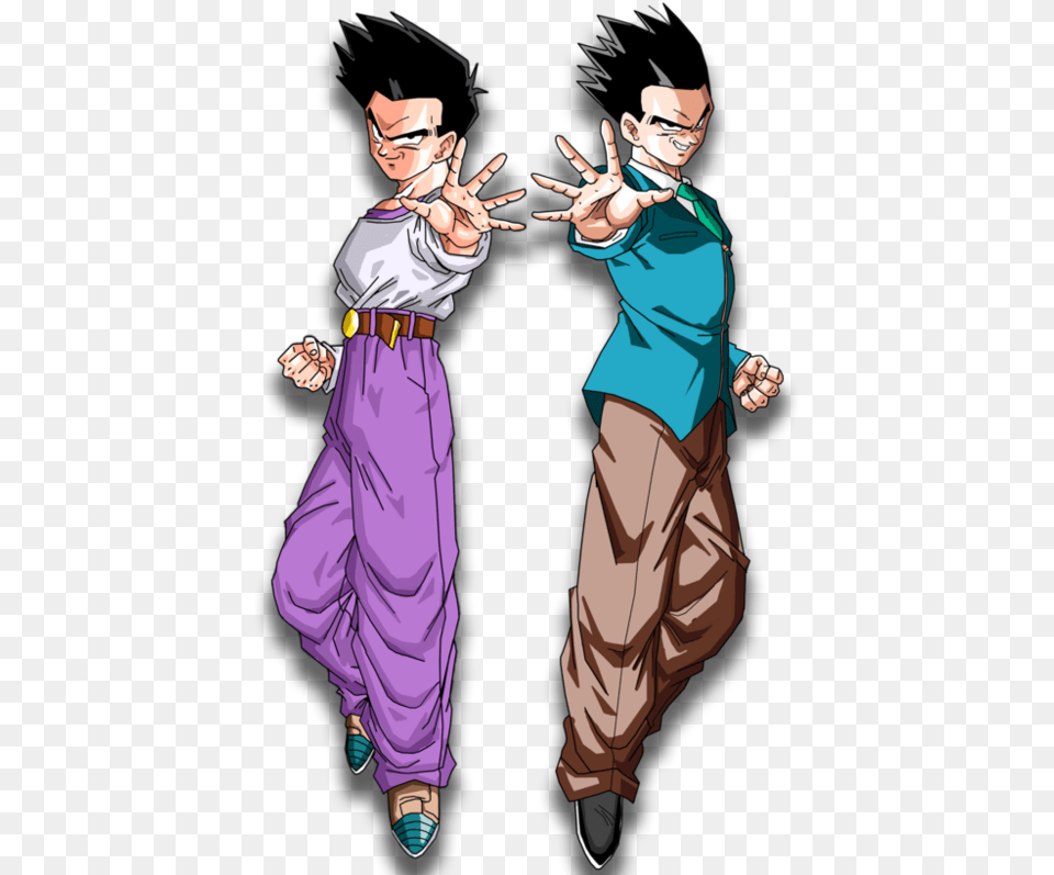 Did You Like Gt Gotenu0027s Outfit Gohan And Goten Gt Full Dragon Ball Gt Gohan E Goten, Book, Comics, Publication, Adult Free Png Download