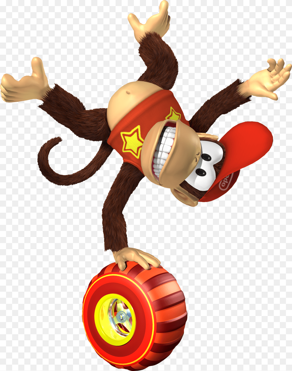 Diddy Kong, Baby, Person, Machine, Wheel Png